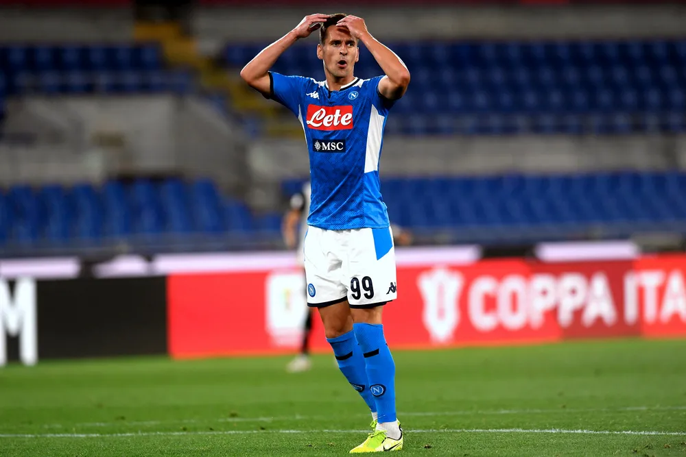 Arkadiusz Milik strzelił dwa gole, ale kibice Napoli i tak go wygwizdali