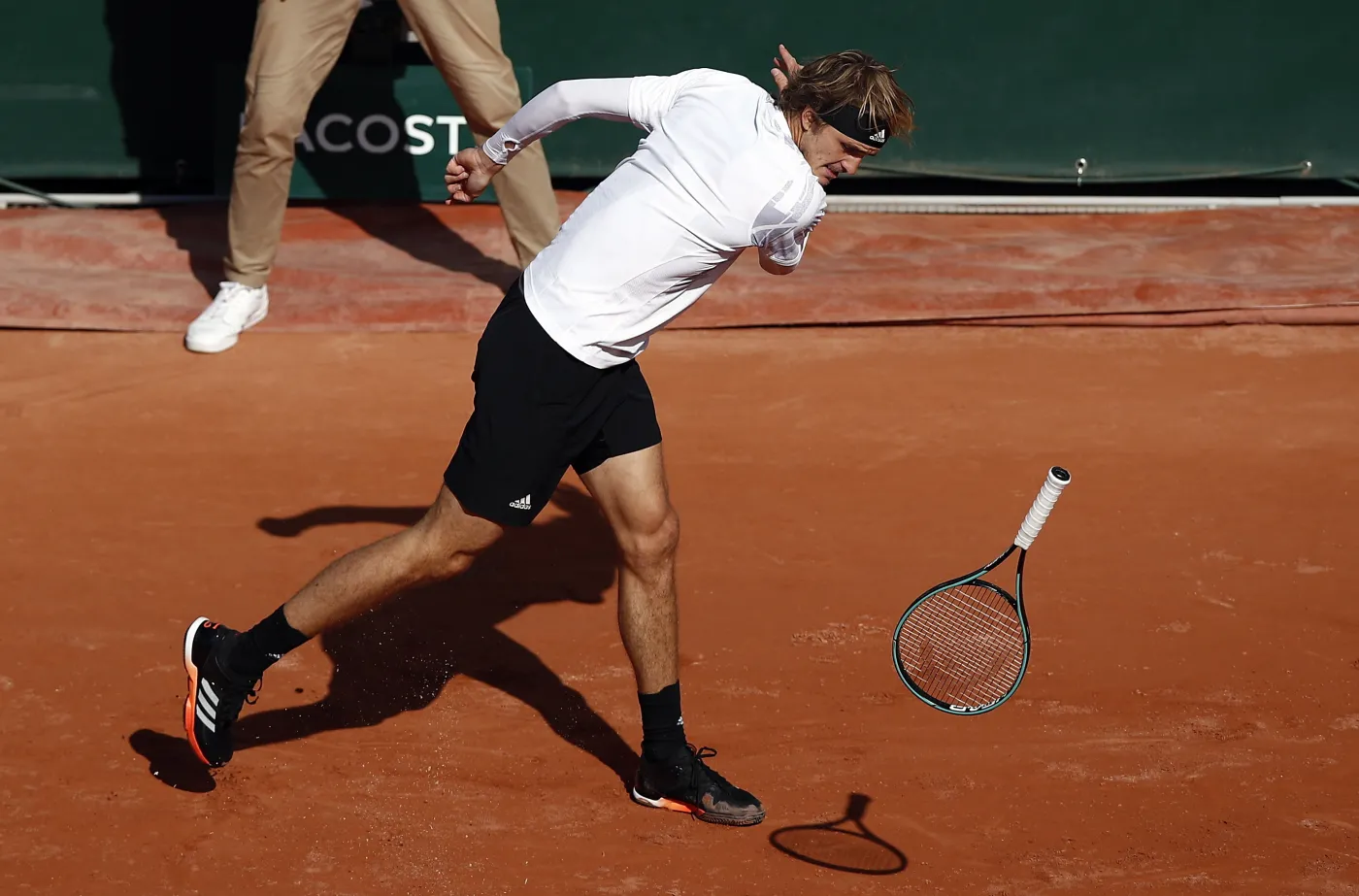 Zverev w 1/8 finału French Open grał z gorączką. Nie poddał się testowi