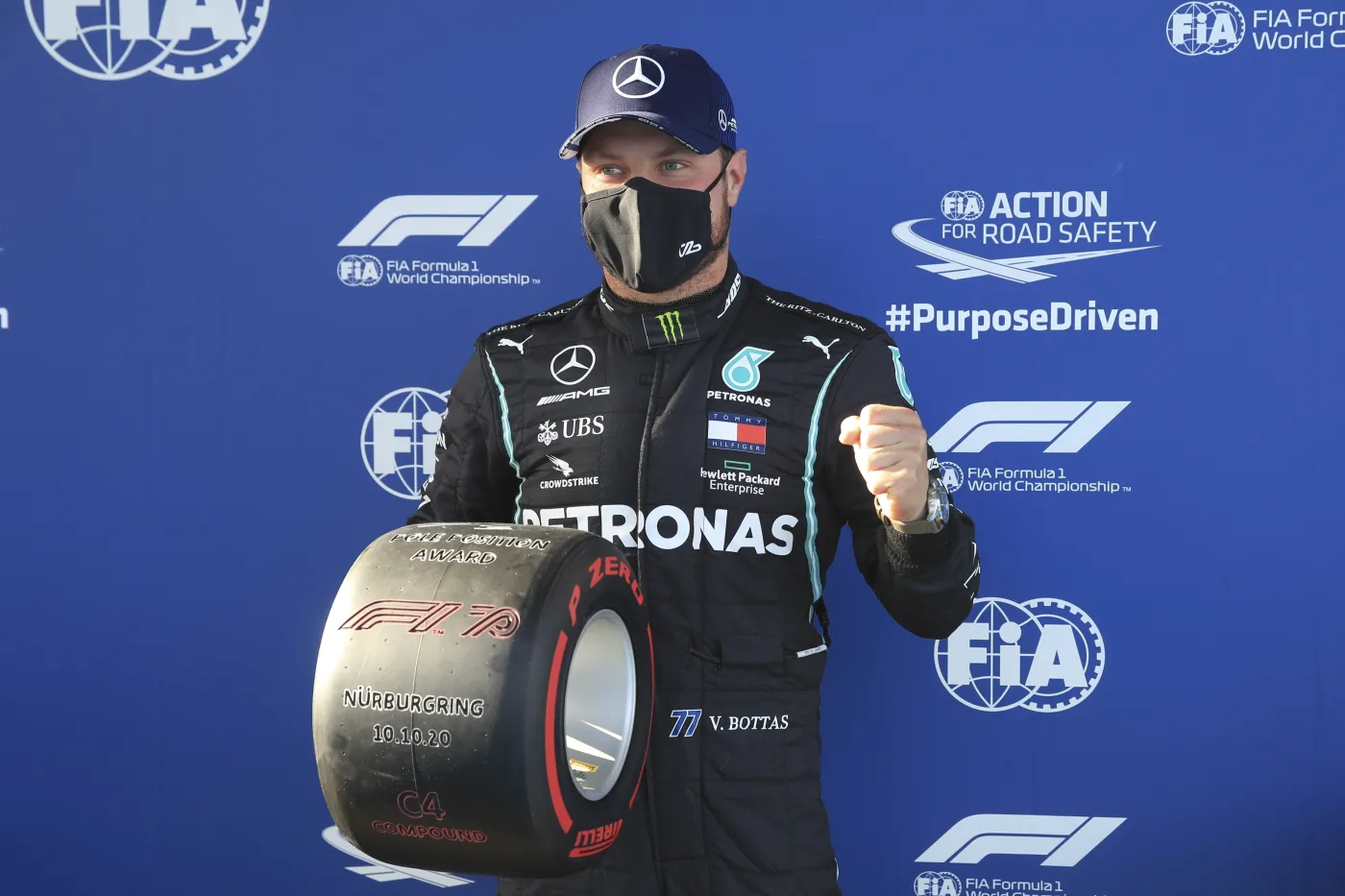 Valtteri Bottas na Nuerburgringu ruszy z pole position