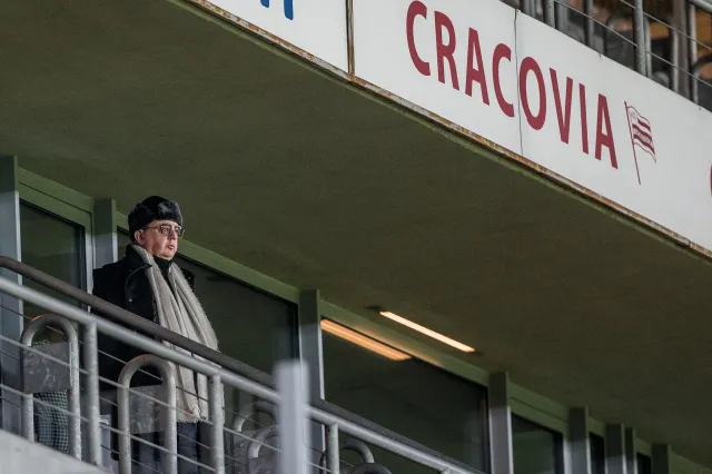 Skandaliczne zachowanie właściciela Cracovii. Wyzywał sędziego podczas derbów