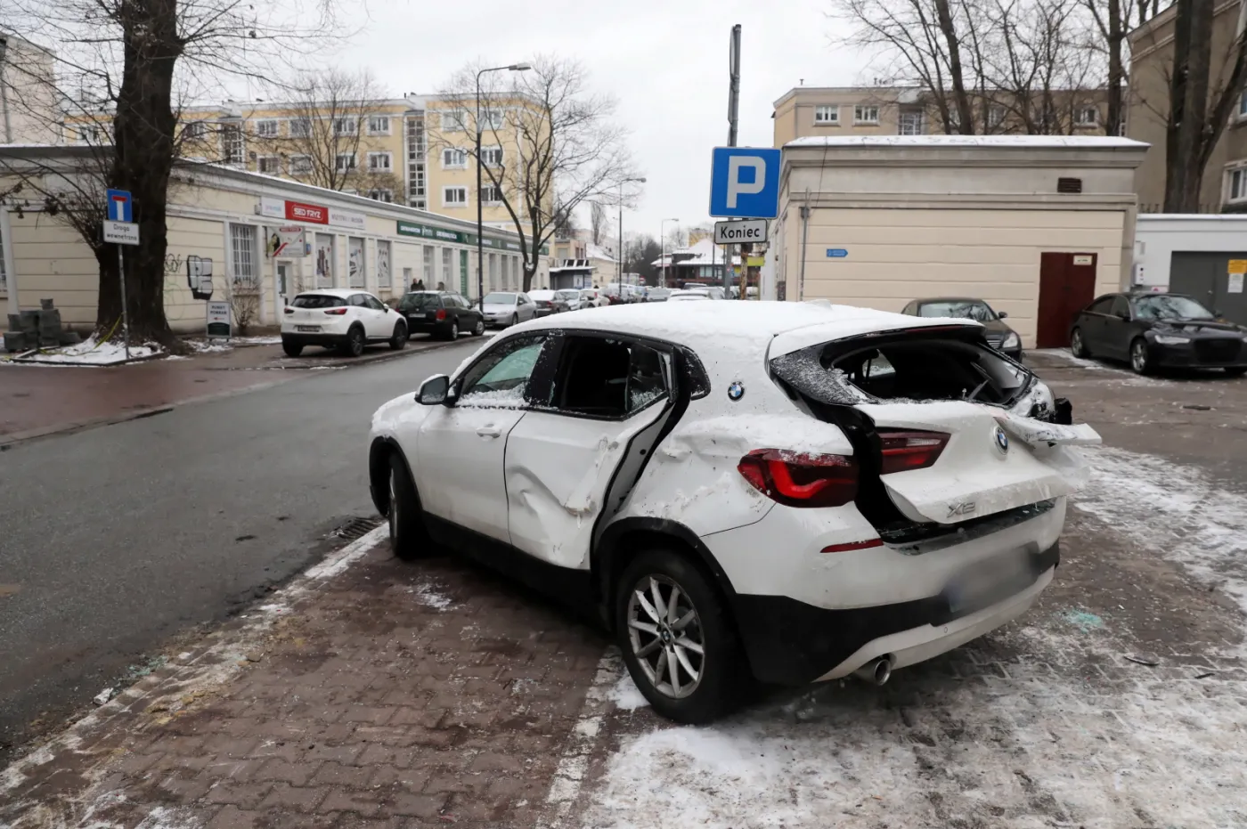 Uszkodzony samochód