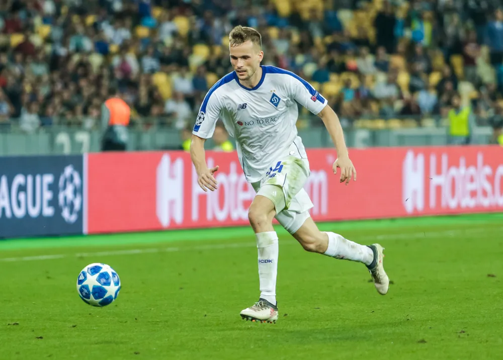 Dynamo Kijów Tomasza Kędziory świętuje mistrzostwo Ukrainy