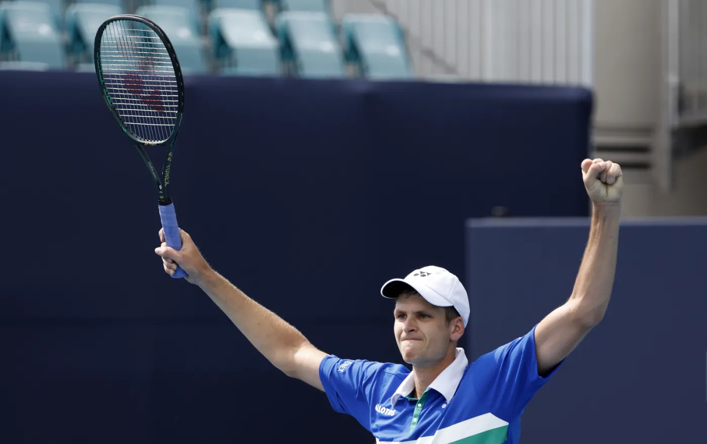 Hurkacz lepszy od piątej rakiety świata! Polak w półfinale turnieju w Miami