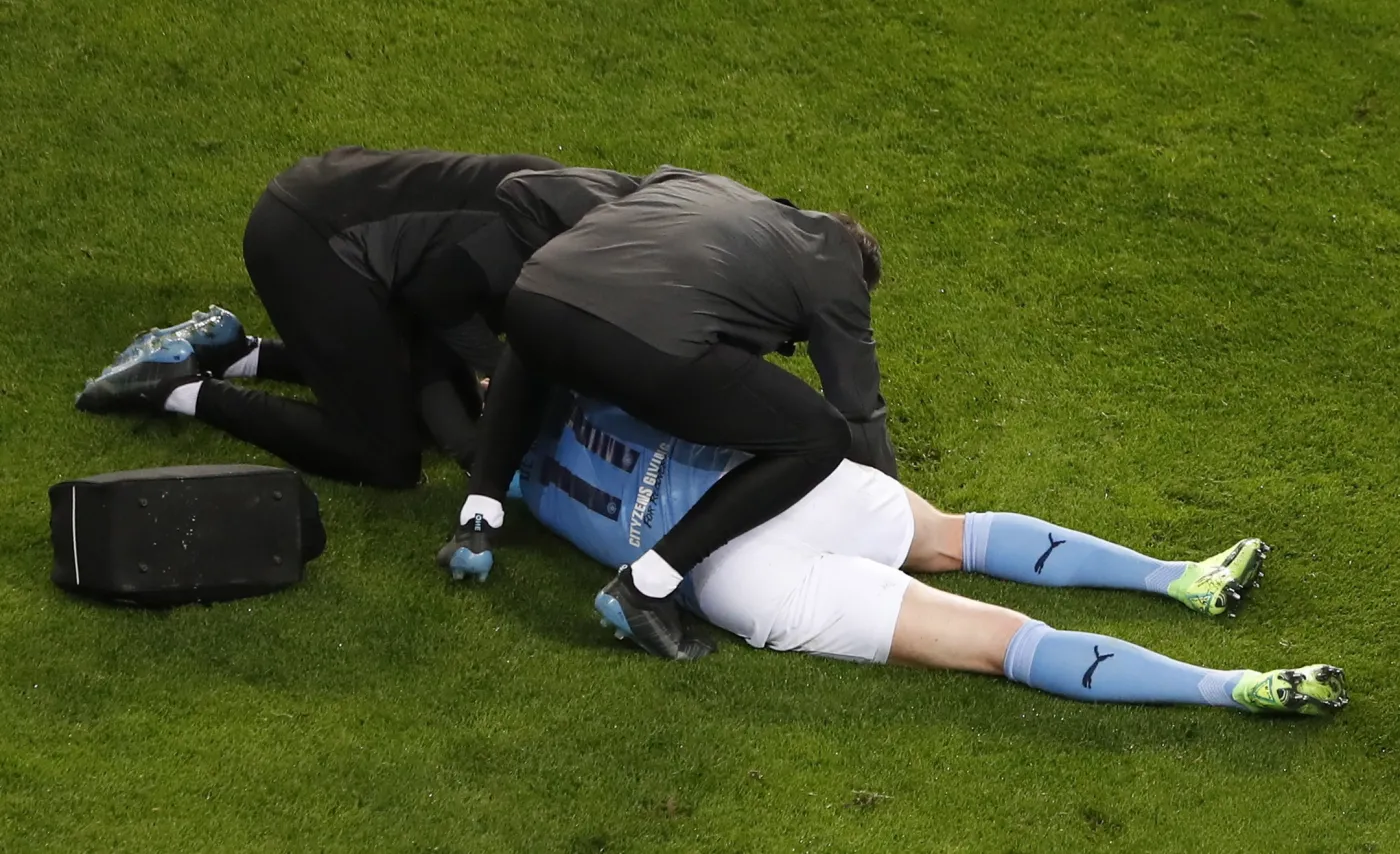 Kevin De Bruyne po finale Ligi Mistrzów ma złamany nos i oczodół