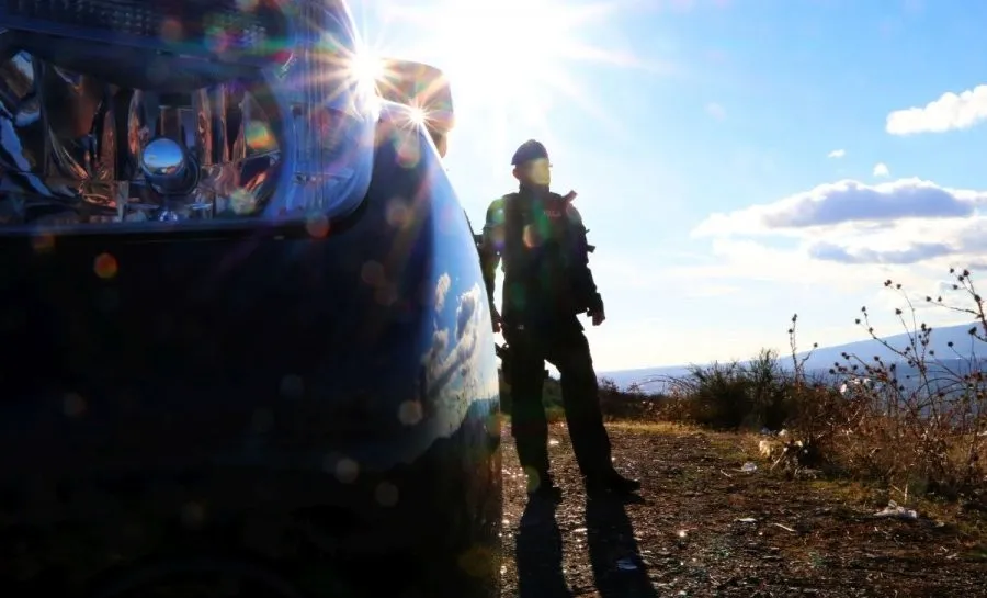 Policjant z misji Eulex w Kosowie