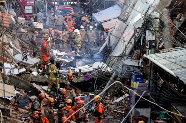 W Rio de Janeiro zawalił się czteropiętrowy budynek. Niemowlę wśród ofiar