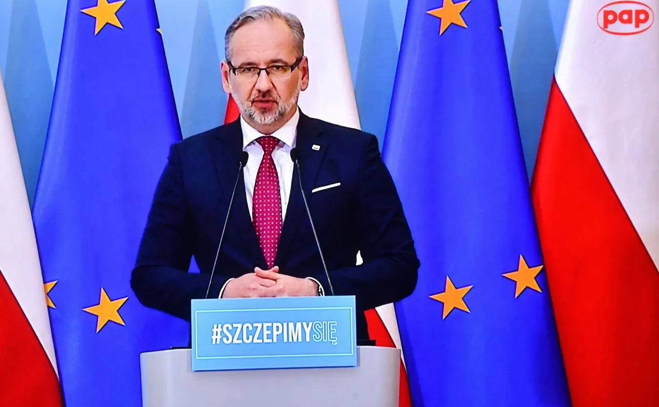 Adam Niedzielski i Mateusz Morawiecki