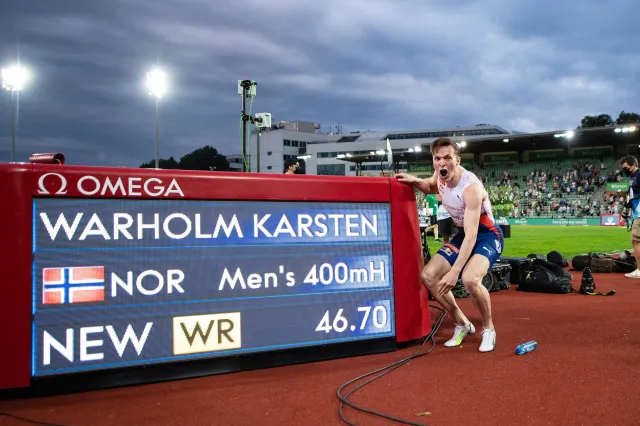 Karsten Warholm pobił rekord świata w biegu na 400 m ppł