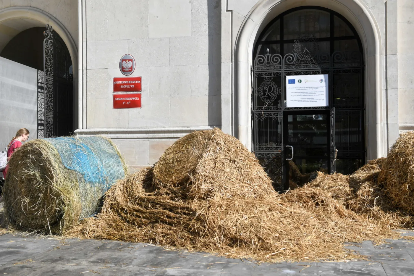 AGROunia protestuje przed Ministerstwem Rolnictwa
