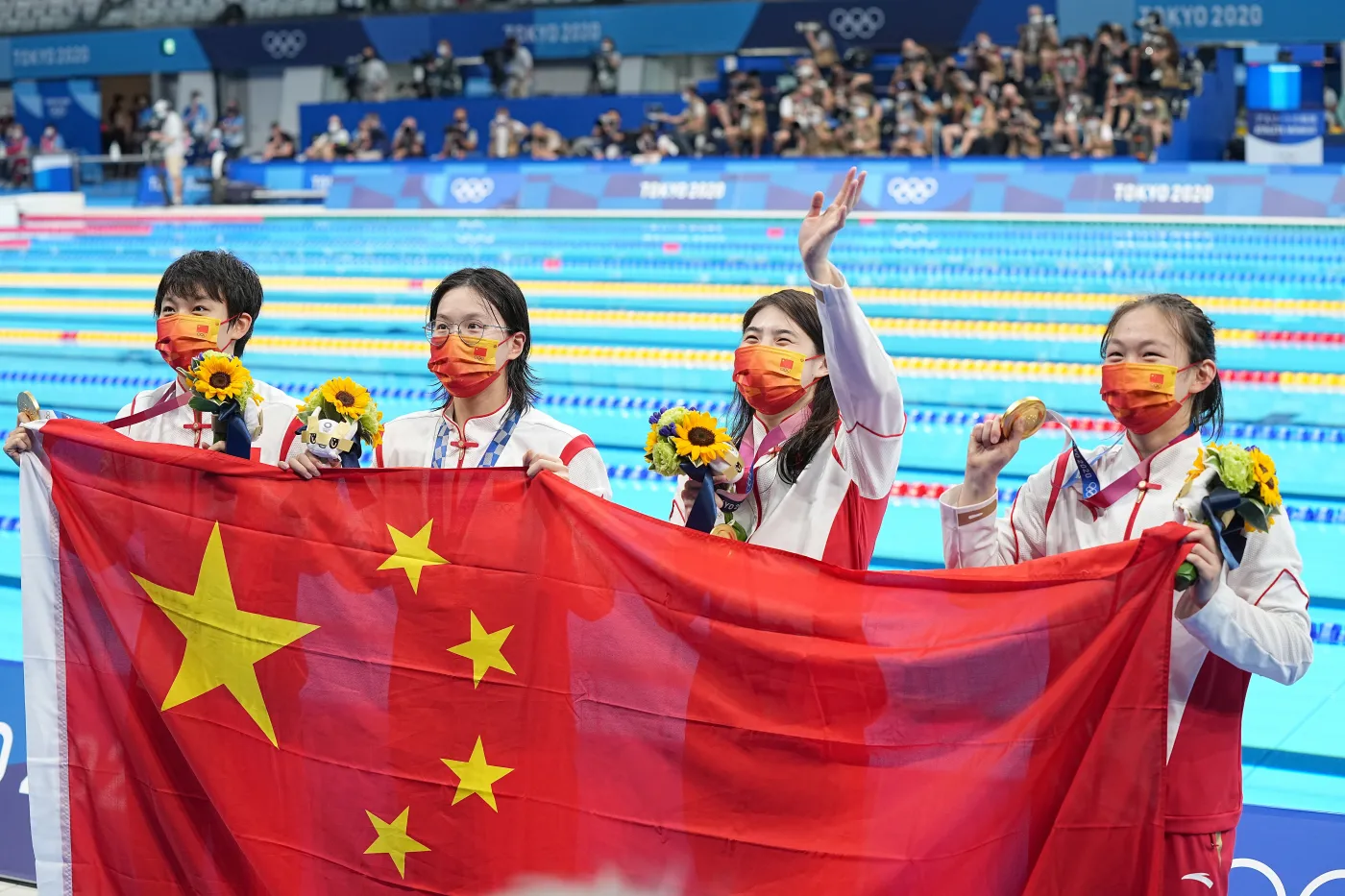 Tokio 2020. Rekord świata i złoty medal chińskiej sztafety 4x200 m st. dowolnym