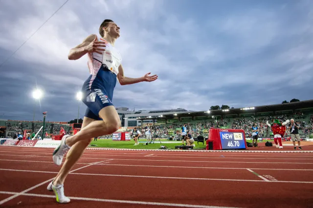 Buty, w których Karsten Warholm pobił rekord świata zaprojektował... Mercedes