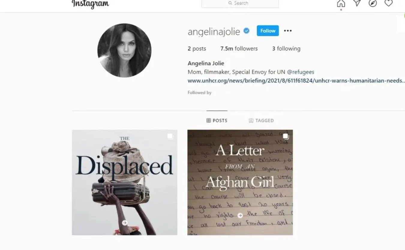 Angelina Jolie pobiła instagramowy rekord Jennifer Aniston