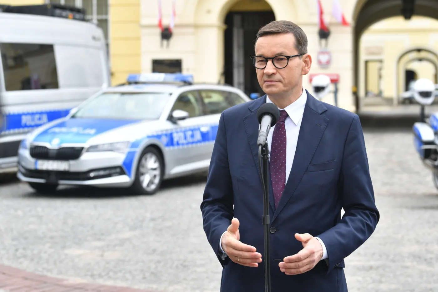W Zamościu podpalono punkt szczepień i sanepid. Ostre słowa premiera Morawieckiego