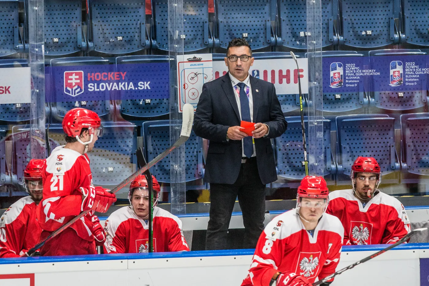Trener polskich hokeistów: Nie jesteśmy chłopcami do bicia