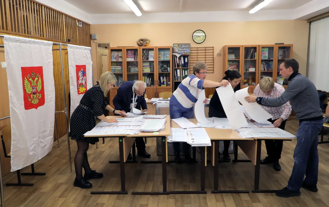 Exit polls: Jedna Rosja zdobyła 45,2 proc. głosów w wyborach parlamentarnych