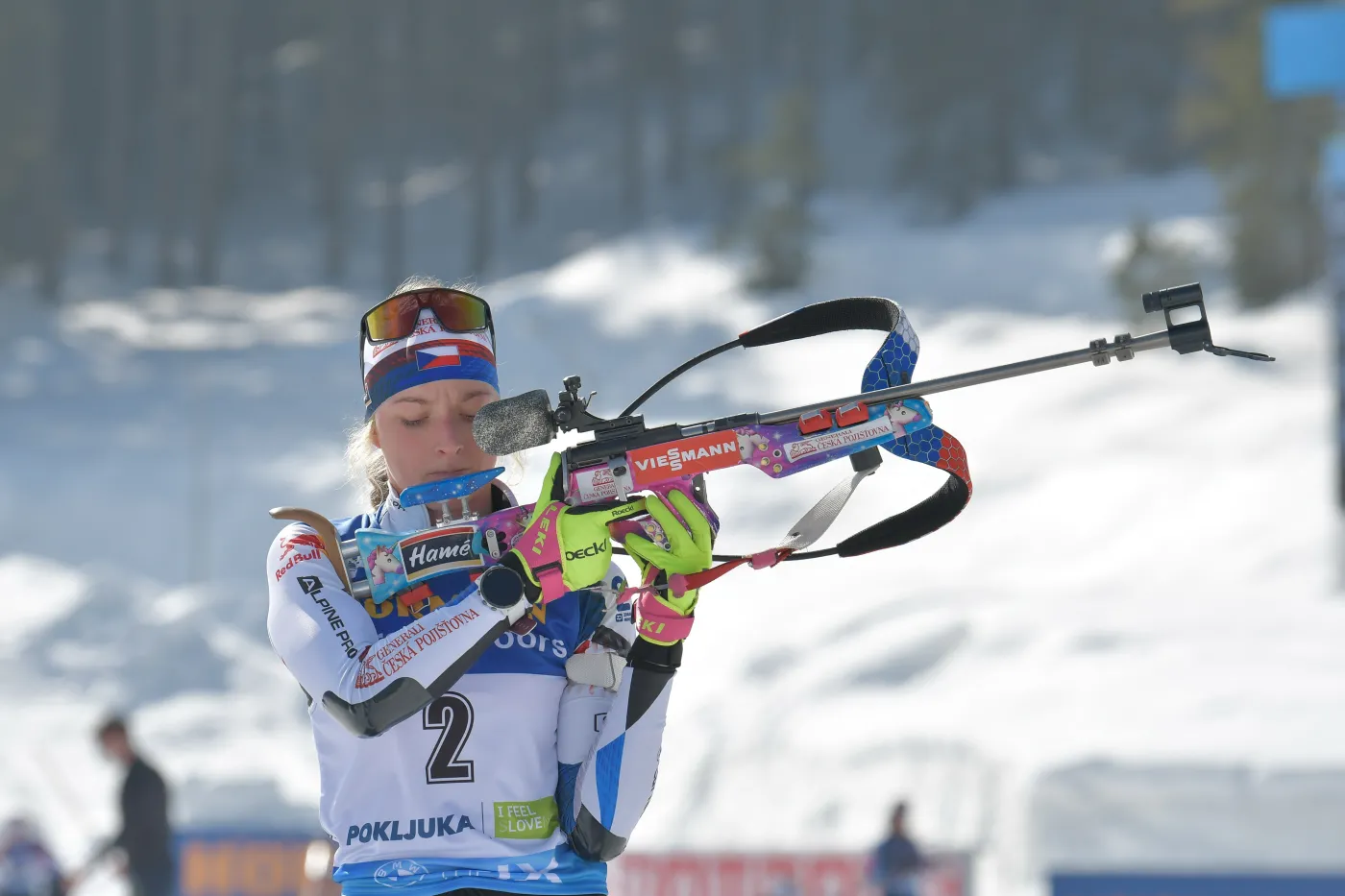 Marketa Davidova najlepsza na inaugurację PŚ w biathlonie, Polki daleko