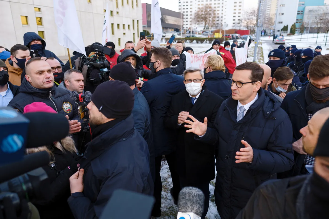 Ostre starcie Morawieckiego z górnikami. "Pana nakręcili, czy ja nie wiem..." [WIDEO]
