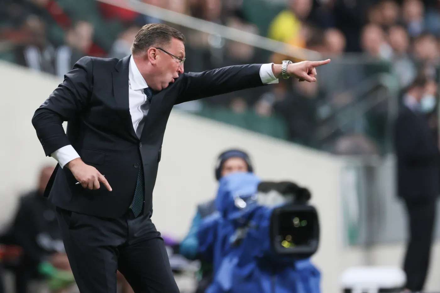 "To był piękny wieczór". Michniewicz po wygranej Legii