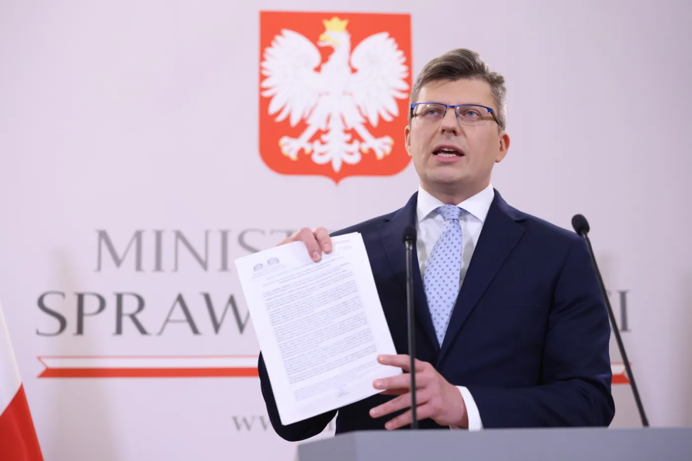 Wiceminister sprawiedliwości Marcin Warchoł