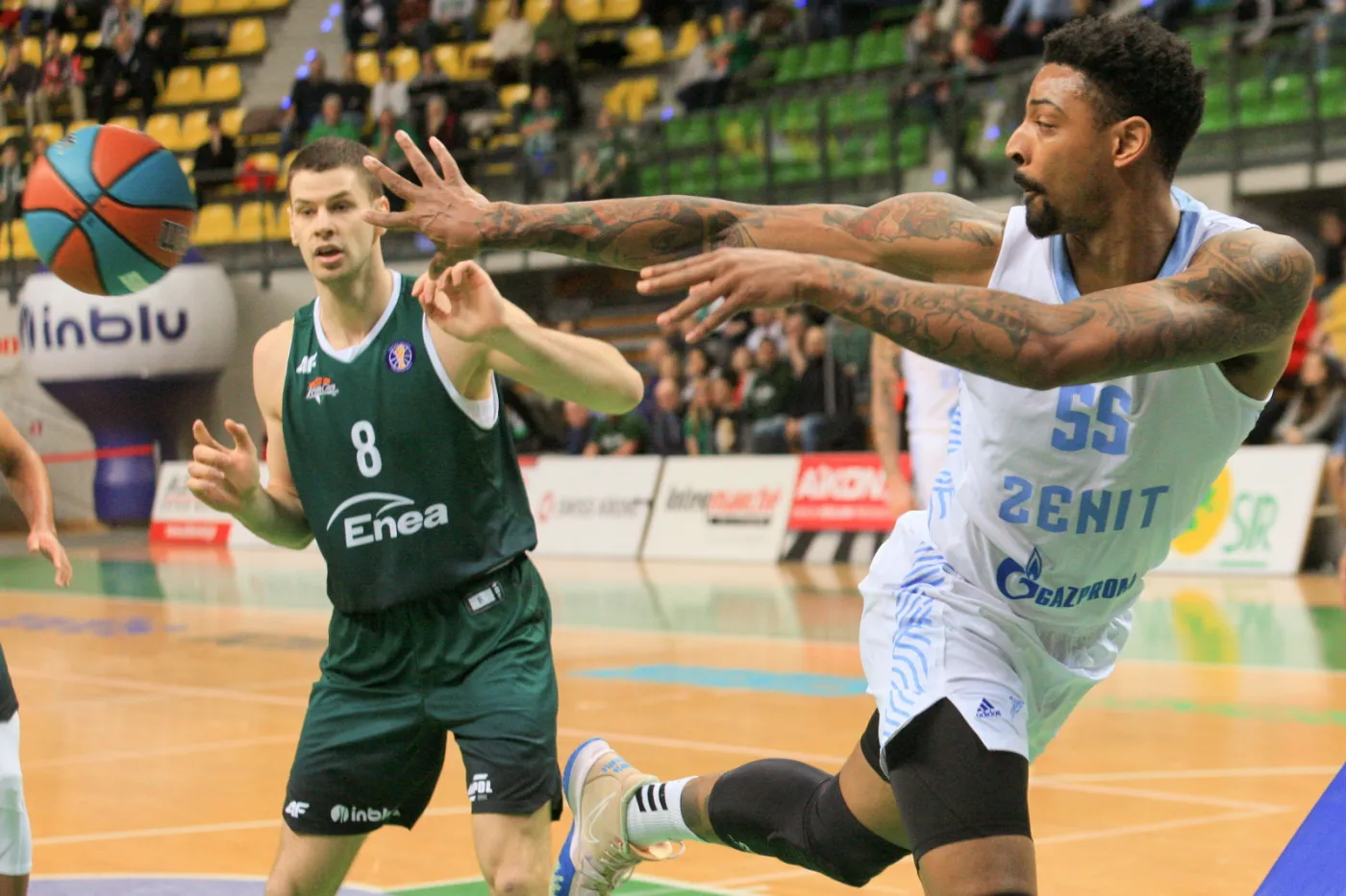 Wyraźna porażka koszykarzy Enea Zastalu z Zenitem w lidze VTB