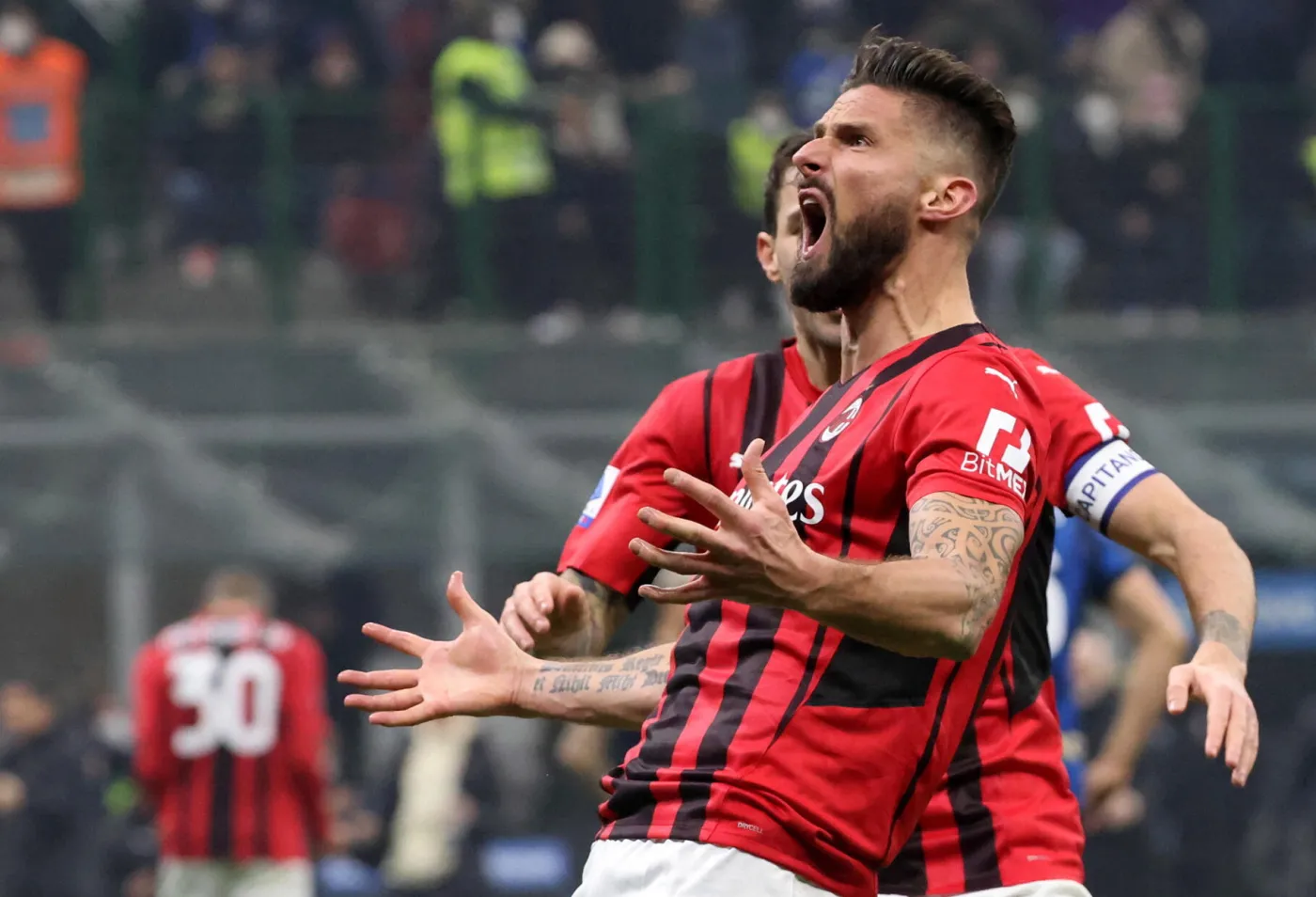 Giroud zapewnił AC Milan zwycięstwo w derbach Mediolanu [WIDEO]