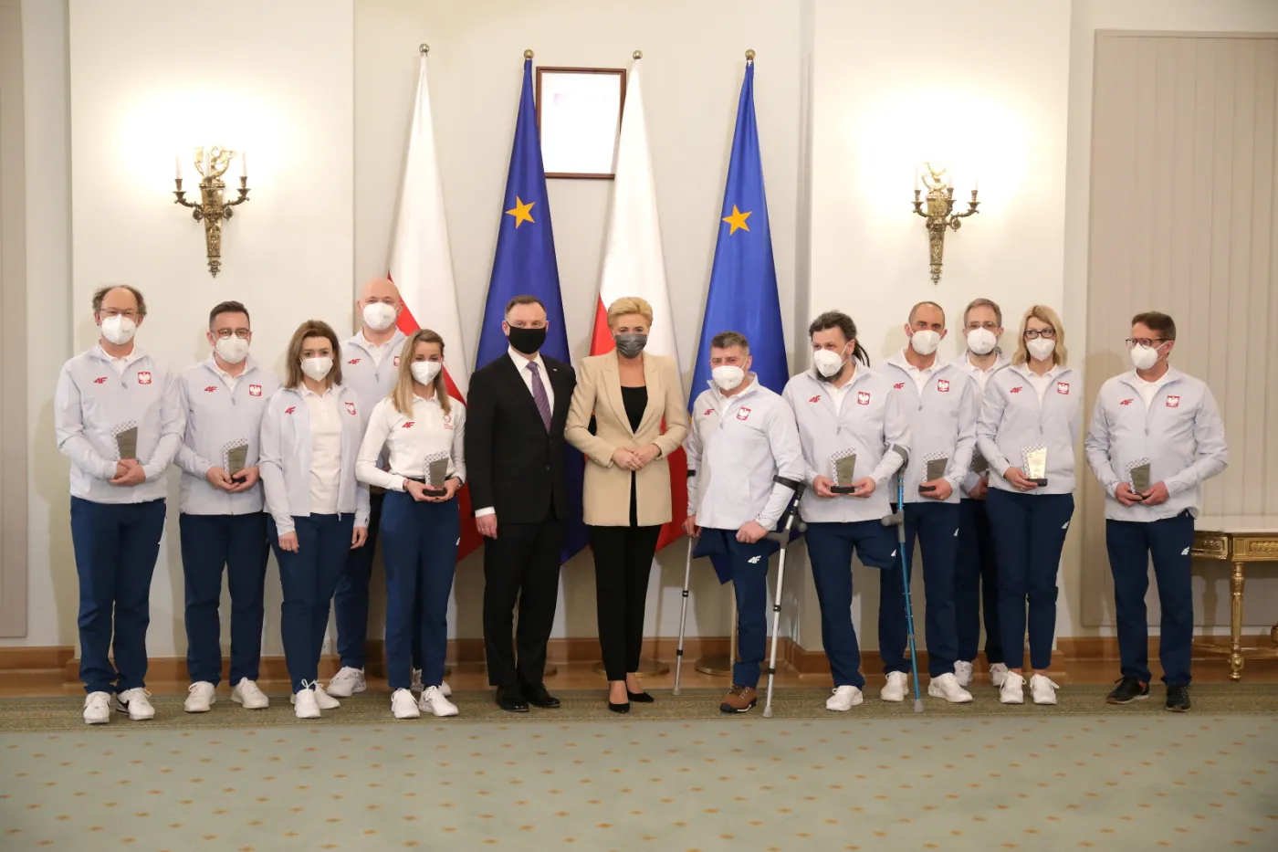 Prezydent Andrzej Duda wręczył nominacje polskim paraolimpijczykom