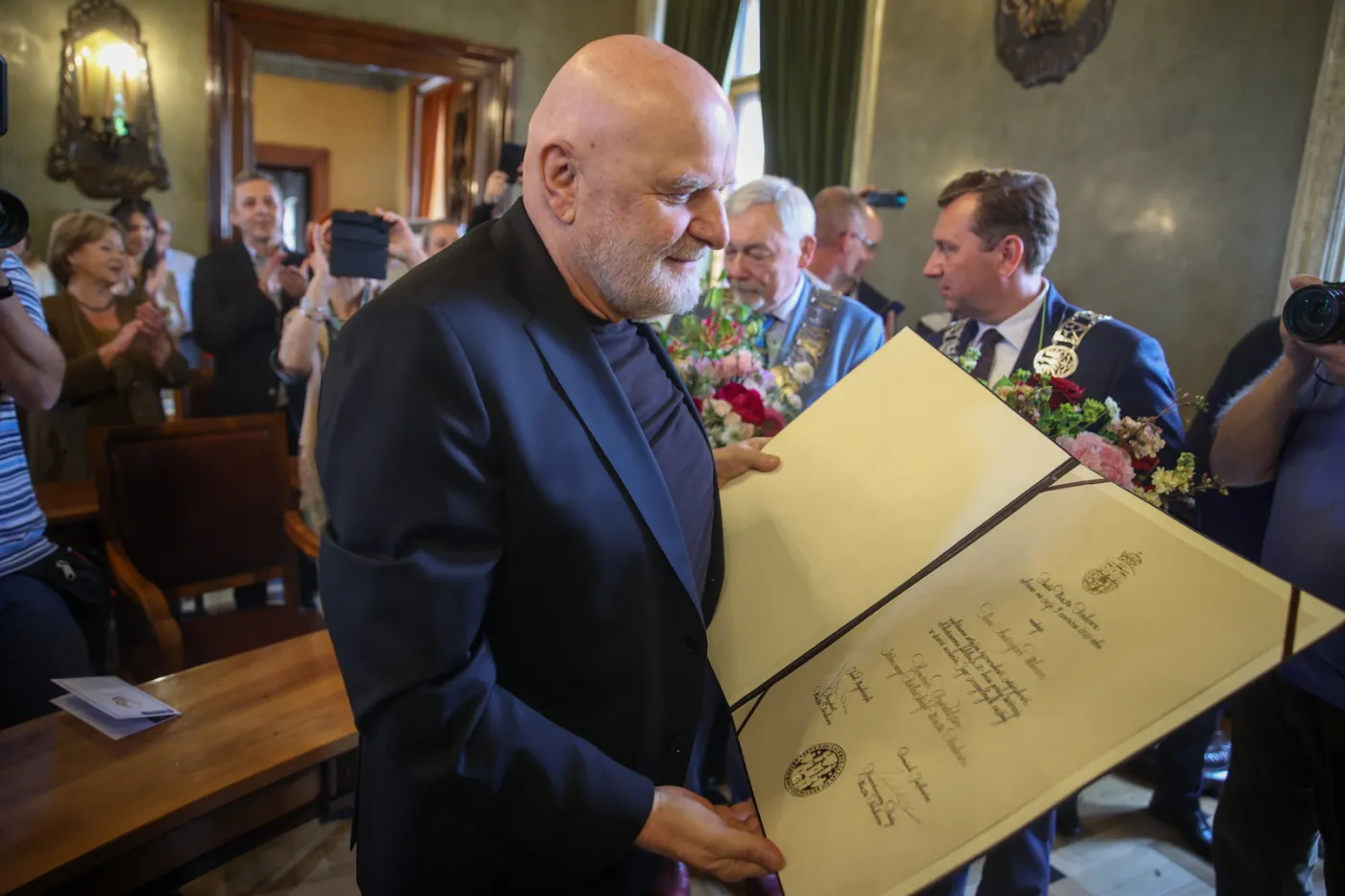 Andrzej Mleczko honorowym obywatelem miasta Krakowa