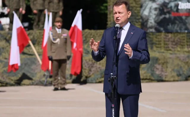 Błaszczak o słowach Melnyka: Takie wypowiedzi służą Kremlowi