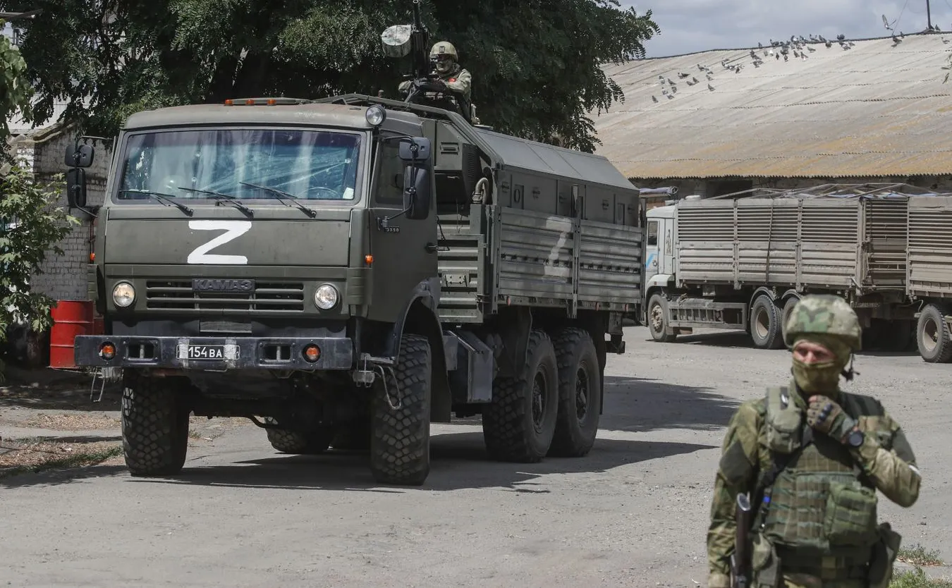 "Zauważono dużą kolumnę rosyjskiego wojska. Nawet 100 pojazdów"