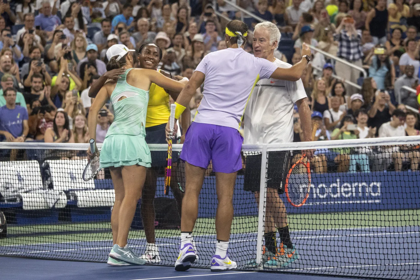 Iga Świątek i Rafael Nadal stworzyli parę deblową i zagrali dla Ukrainy
