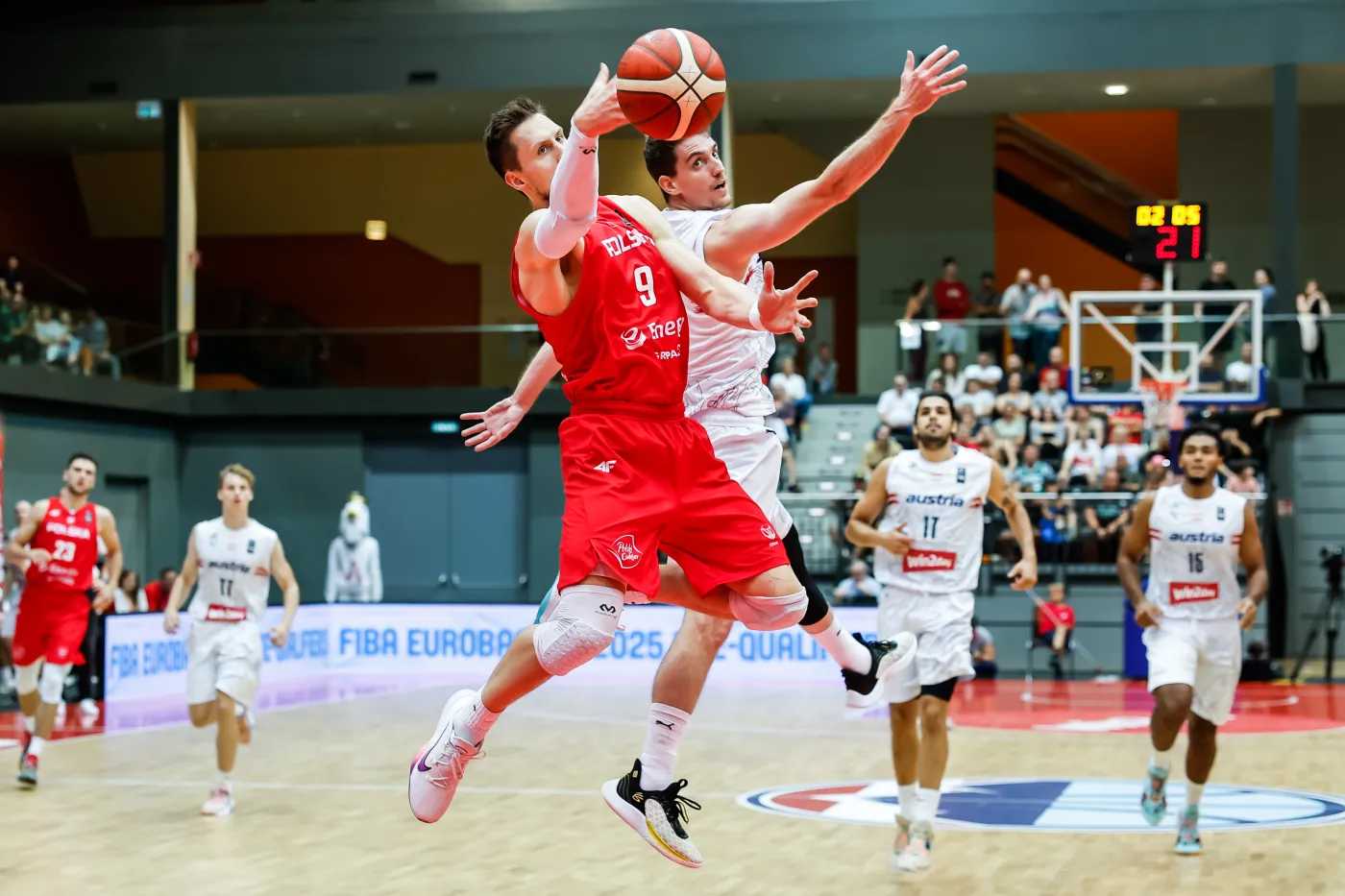 Polscy koszykarze rozbili Austrię w meczu prekwalifikacji mistrzostw Europy