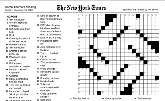 "NYT" opublikował krzyżówkę w kształcie swastyki; nie po raz pierwszy