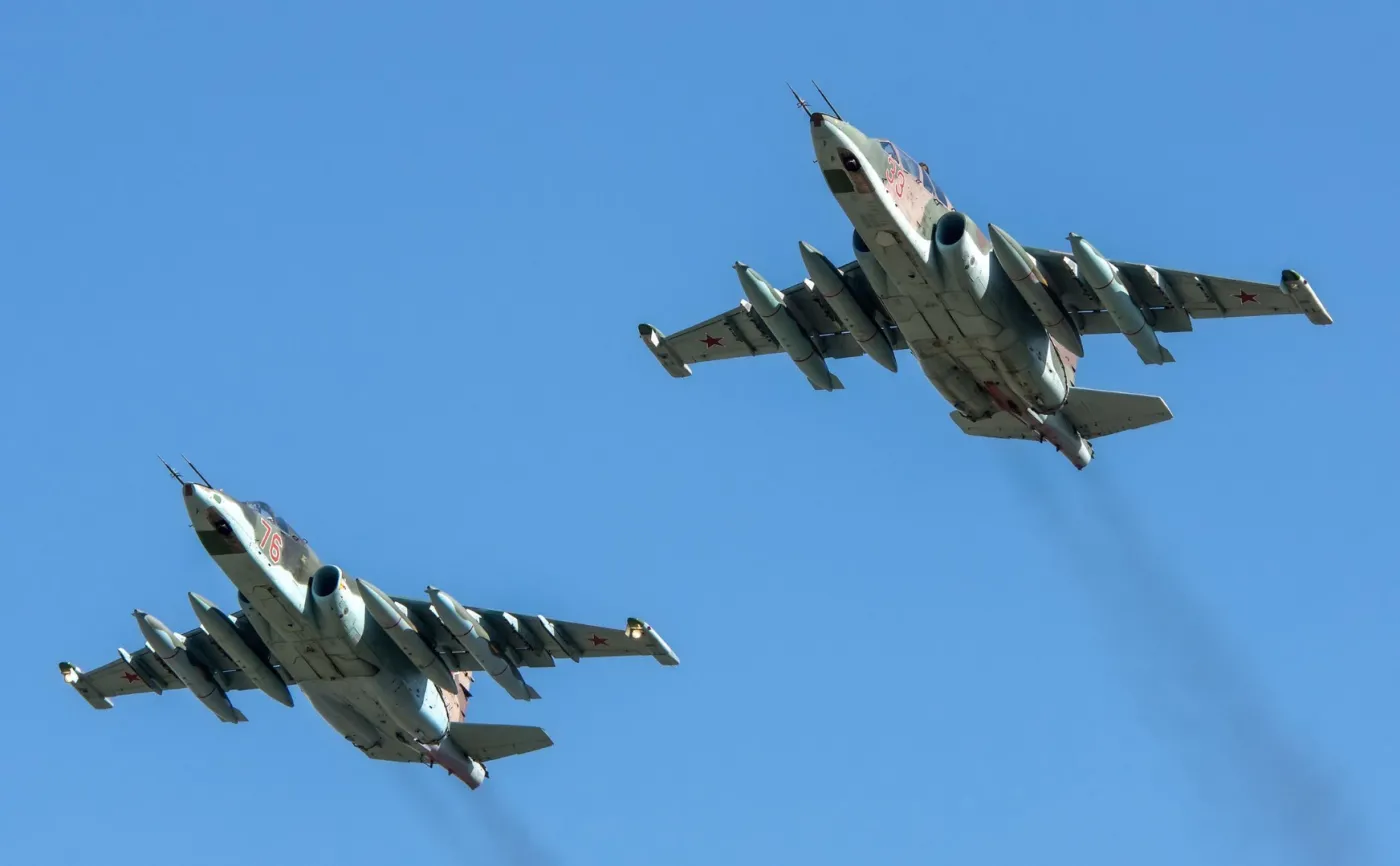 Siły ukraińskie zestrzeliły Su-25. "W sumie strąciliśmy 34 samoloty"