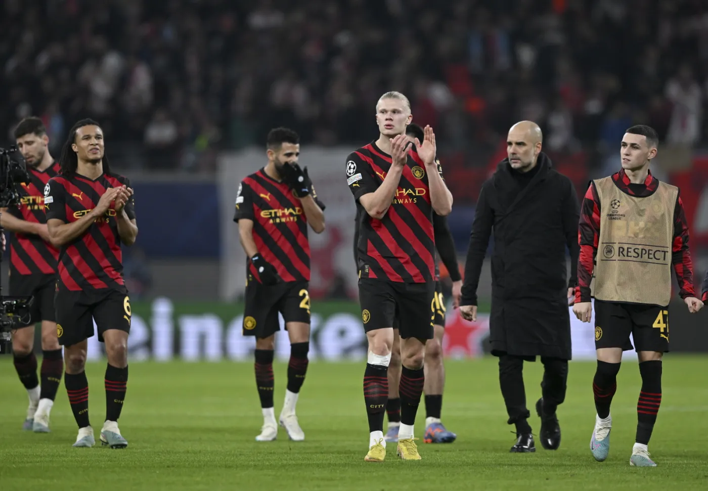 Piłkarska LM. Manchester City zremisował w Lipsku, Inter bliżej awansu [WIDEO]