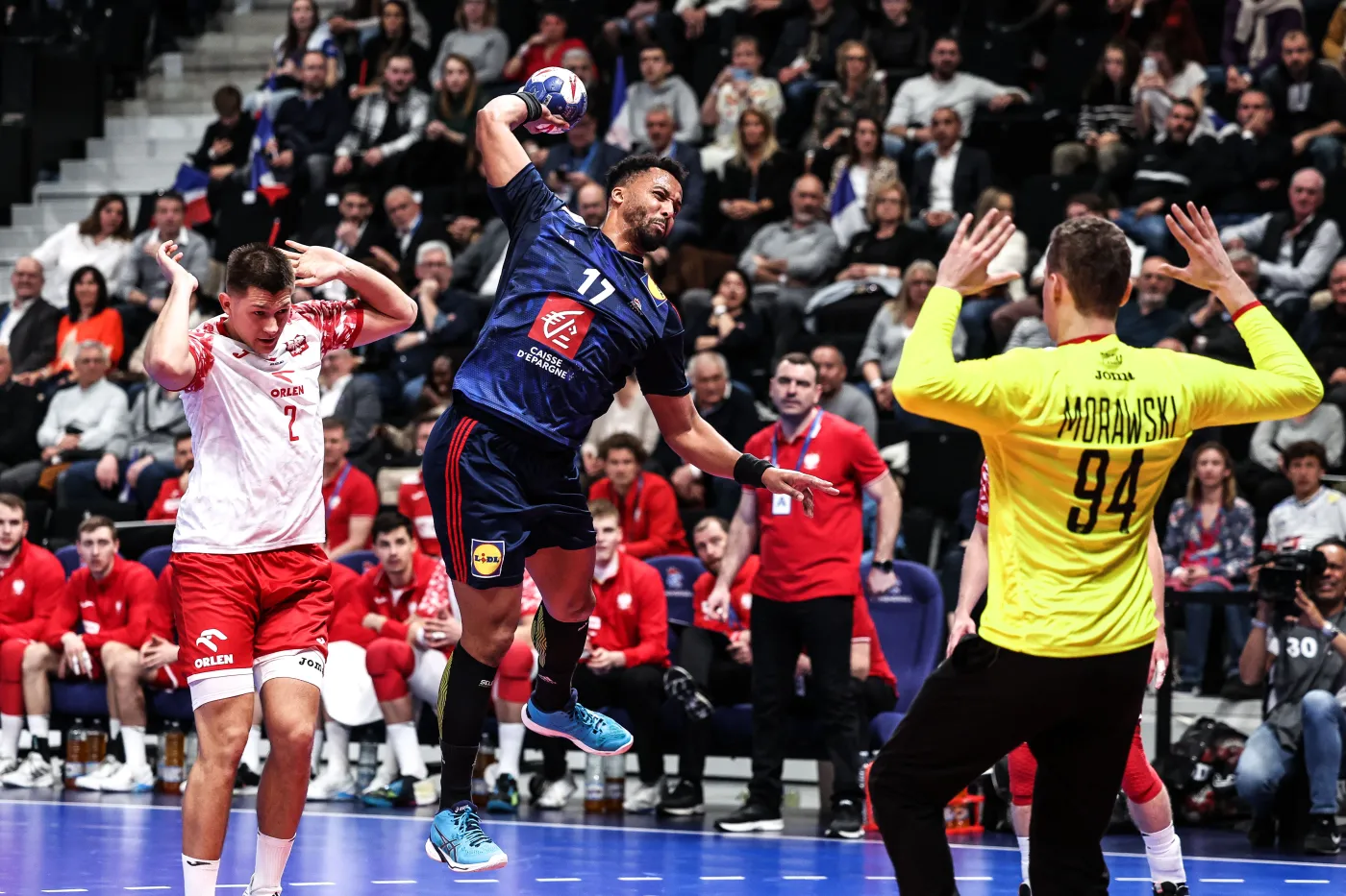 El. ME piłkarzy ręcznych: Polacy tylko przez 20 minut stawiali opór Francuzom