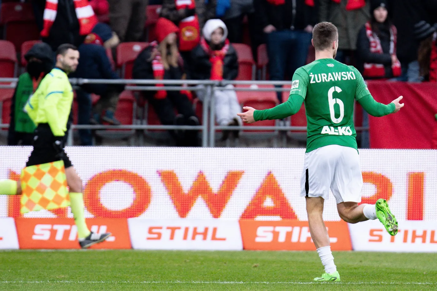 Pilka nozna. PKO Ekstraklasa. Widzew Lodz - Warta Poznan. 04.03.2023