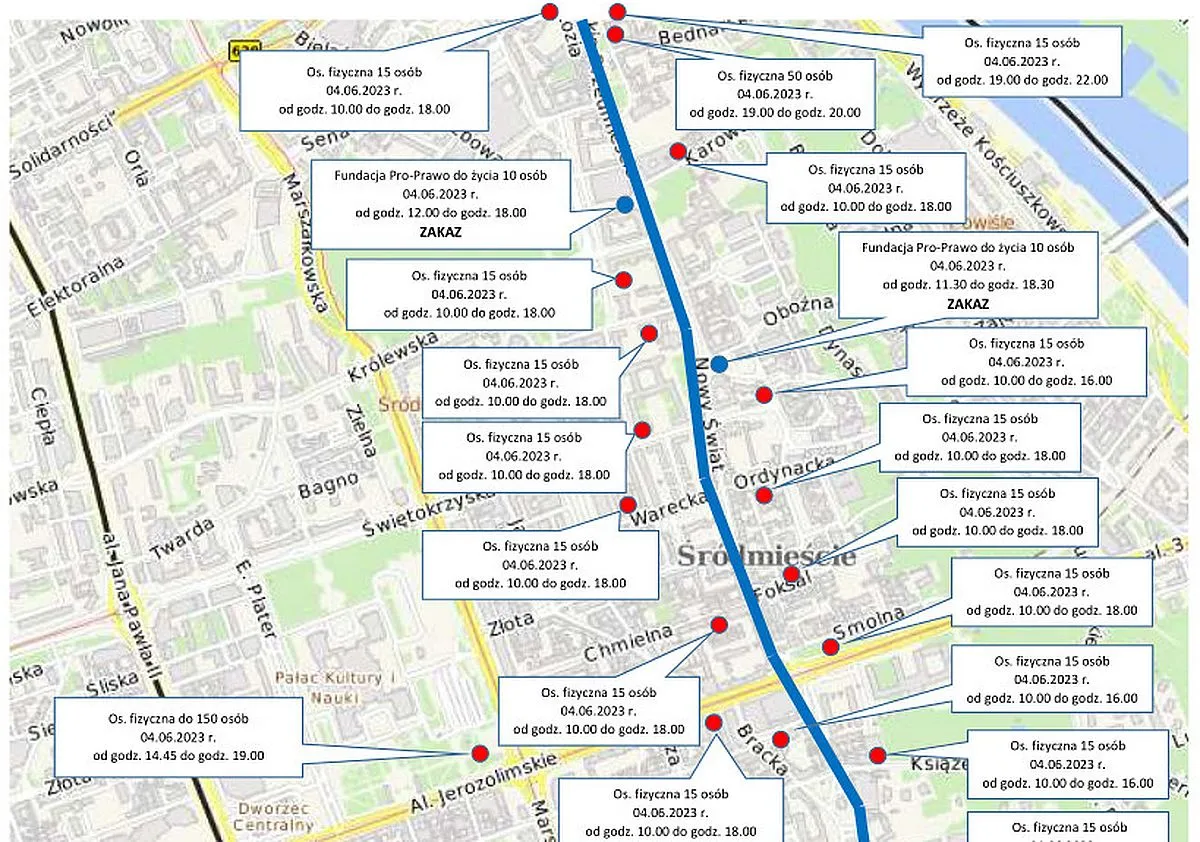 Marsz 4 czerwca: trasa, zamknięte ulice, jak dojechać?