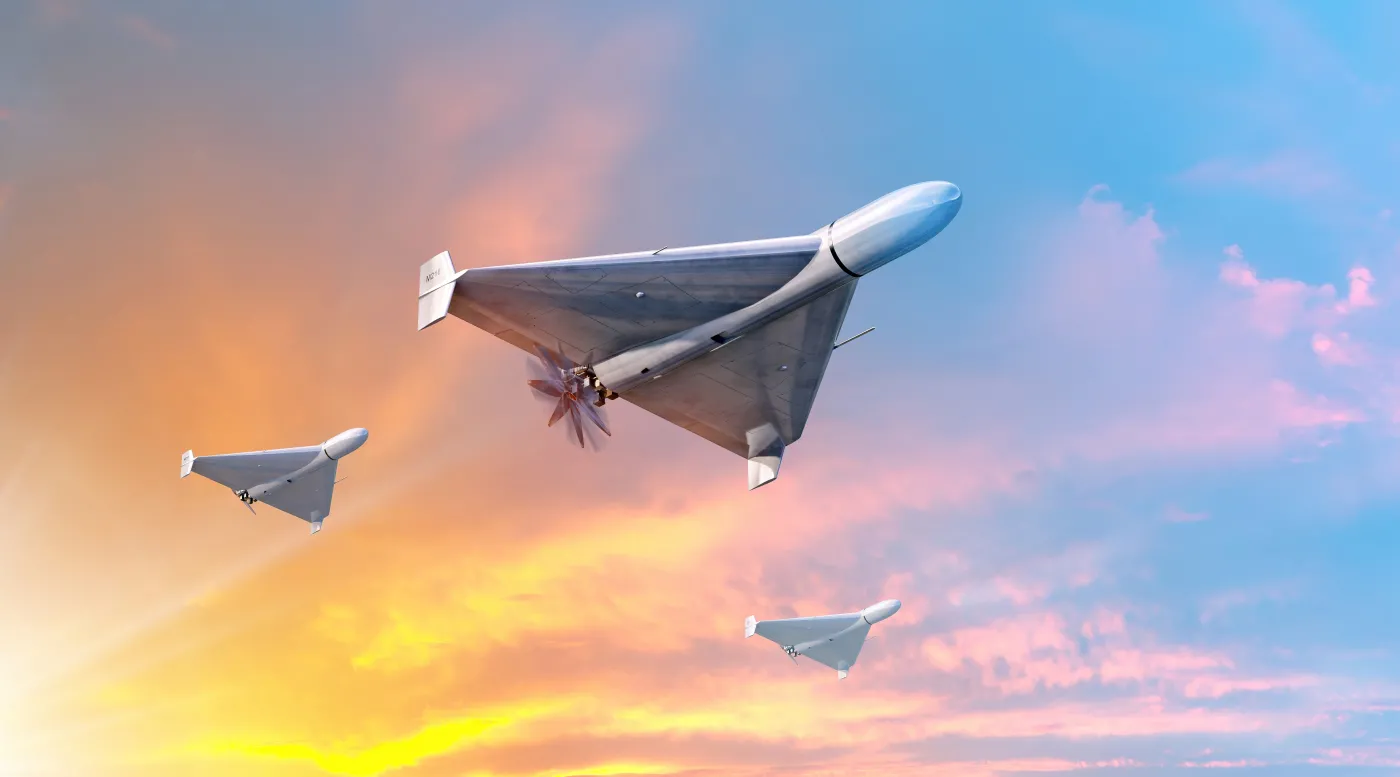 Największy atak dronów na Kijów w historii wojny. "Wróg postanowił złożyć życzenia"