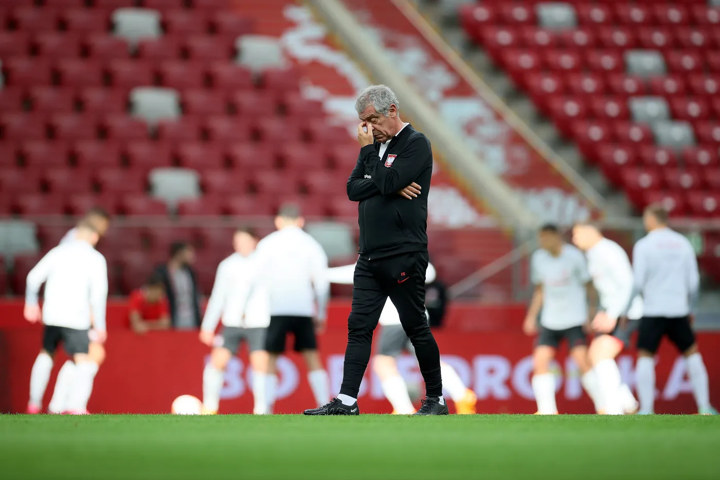 Trener piłkarskiej reprezentacji Polski Fernando Santos