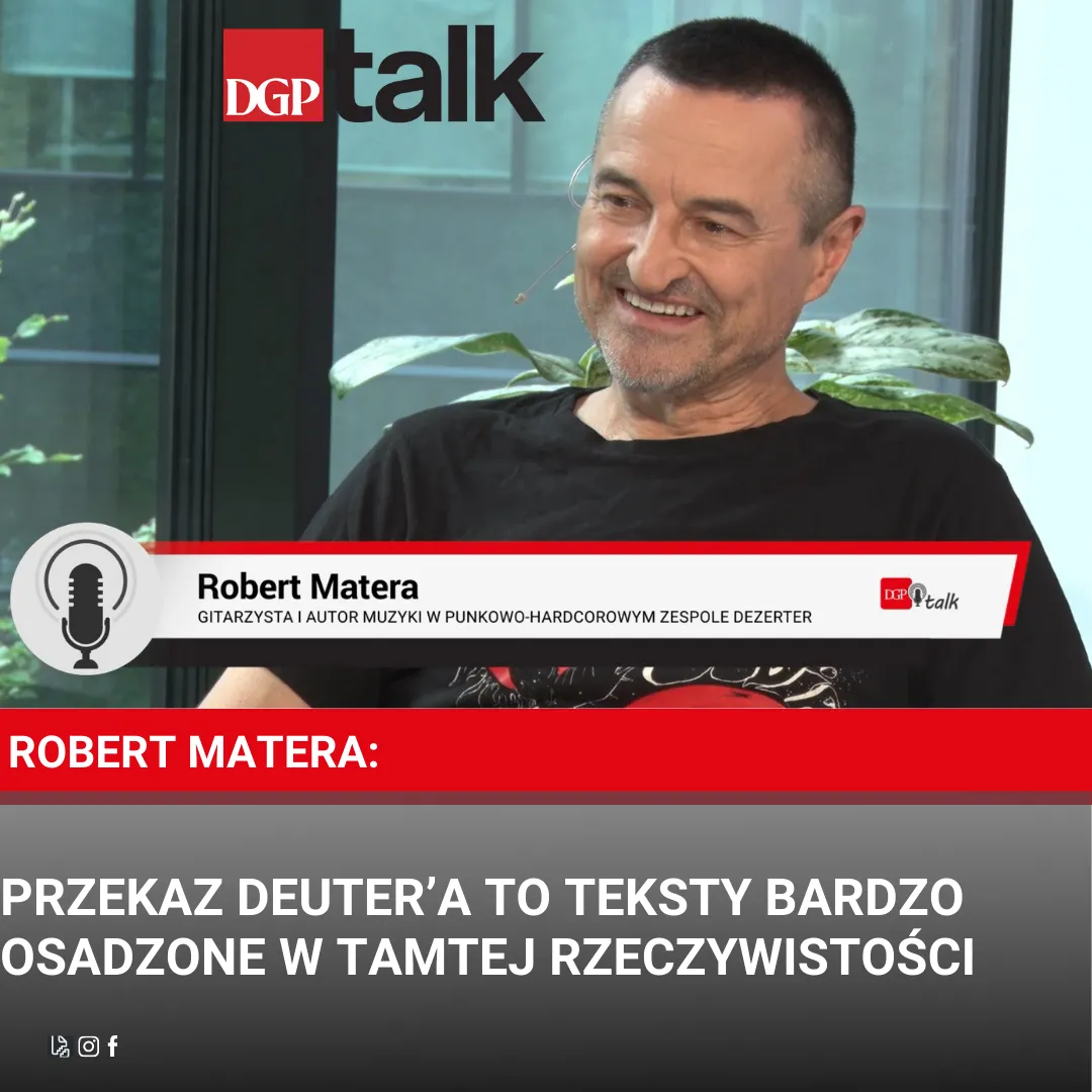 Robert Matera (Dezerter): Kiedyś pod sceną był las magnetofonów, teraz las komórek [PODCAST]