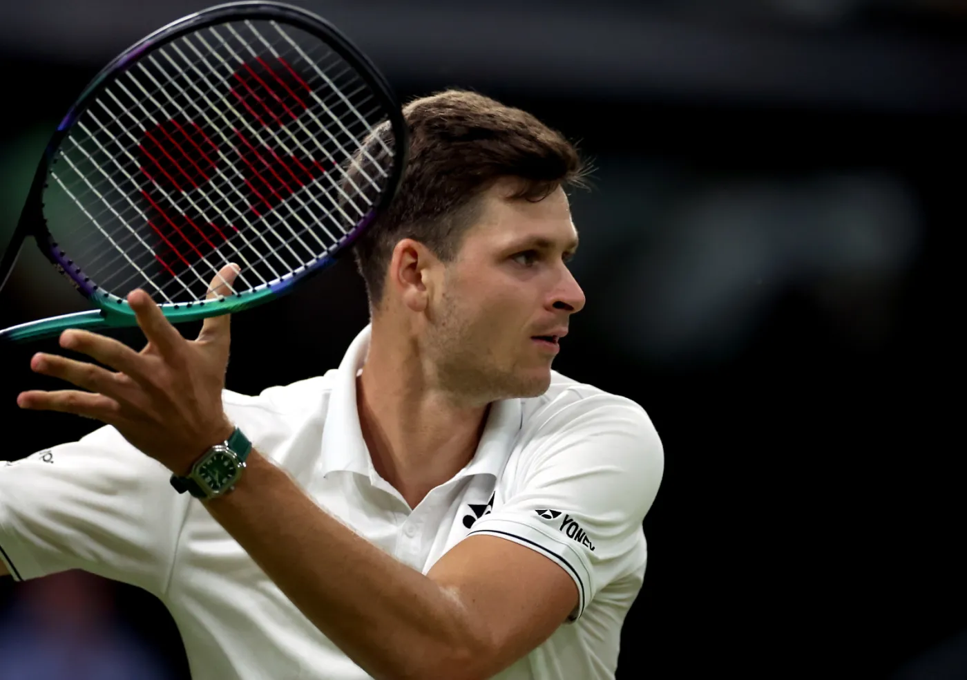 Niesamowite zagranie Hurkacza. Djokovic zrobił wielkie oczy, a potem... [WIDEO]