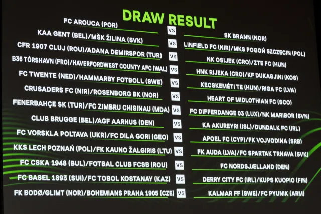 Legia, Lech i Pogoń poznały potencjalnych rywali w 3. rundzie kwalifikacji Ligi Konferencji