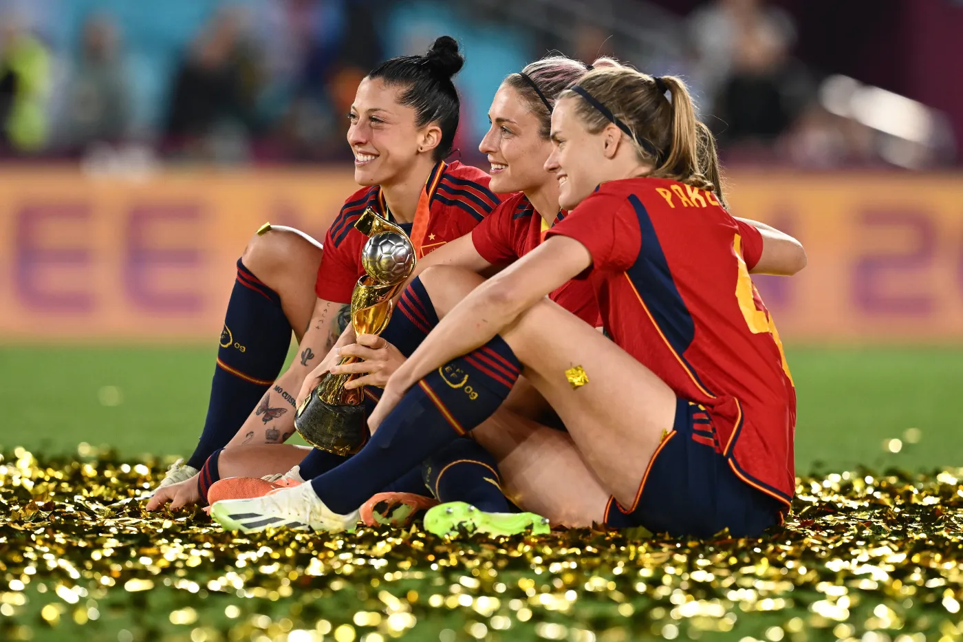  Jennifer Hermoso, Alexia Putellas i Irene Paredes