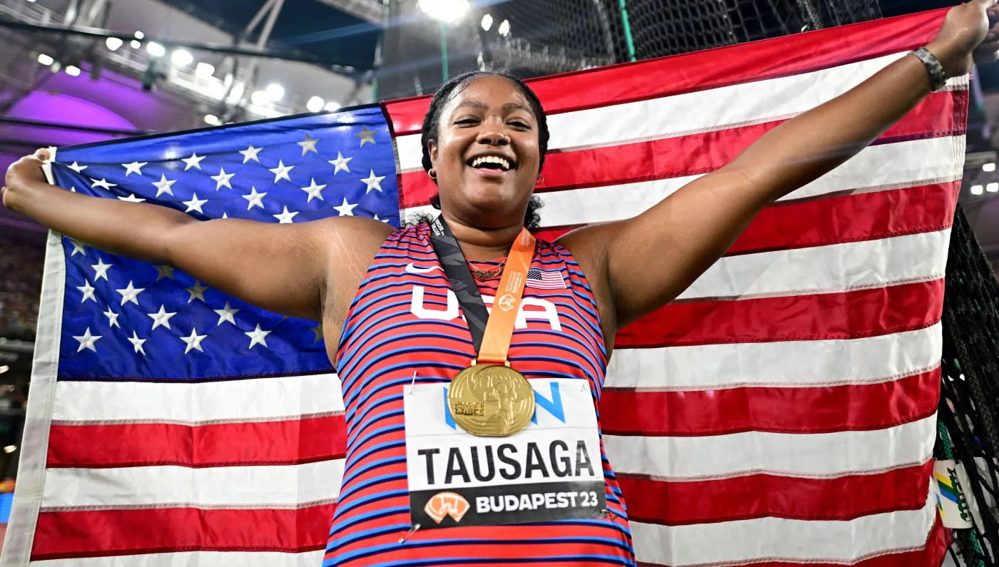 Laulauga Tausaga mistrzynią świata w rzucie dyskiem