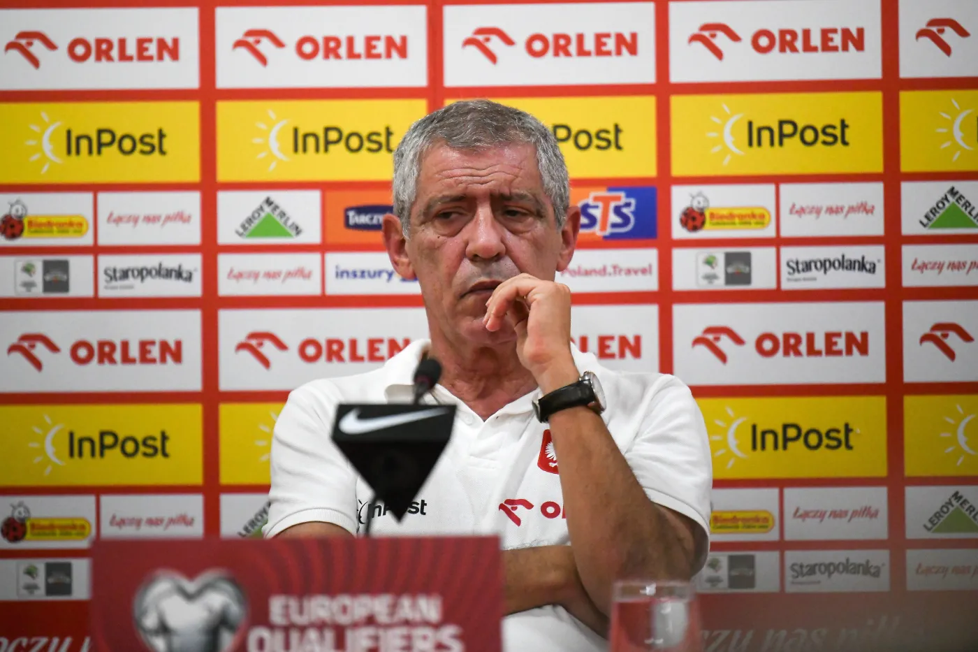 Trener piłkarskiej reprezentacji Polski Fernando Santos