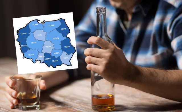 Alkohol - gdzie pijemy go najwięcej? Alkoholowa mapa Polski zaskakuje