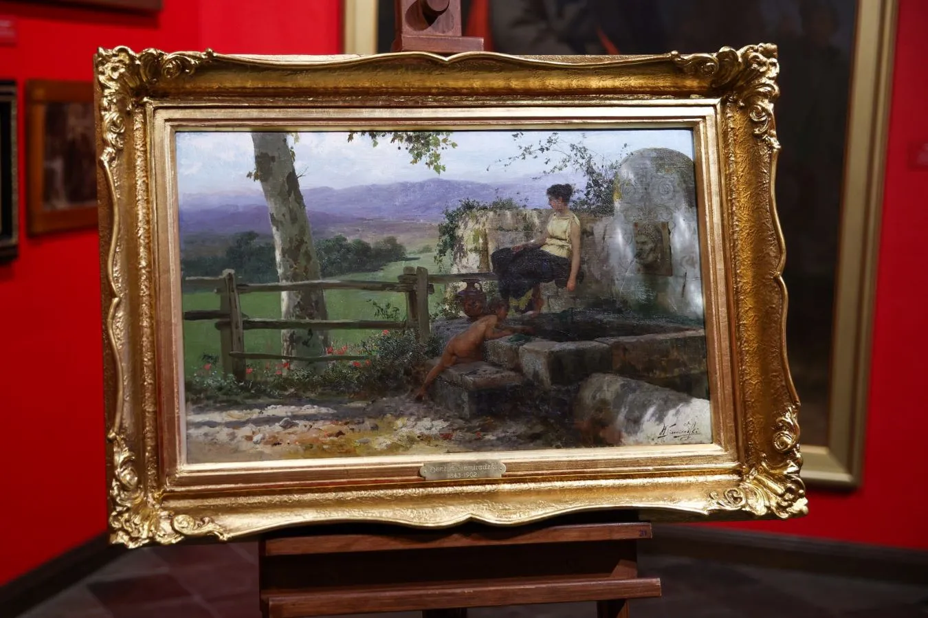 Obraz "U źródła" odnalazł się. Gdzie oglądać dzieło zachwalane przez niemieckich krytyków?