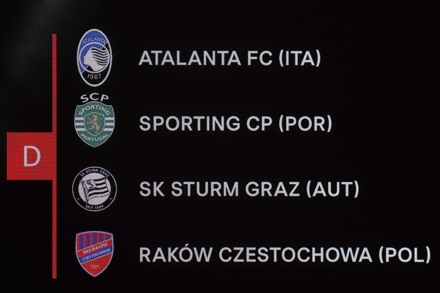 Atalanta, Sporting i Sturm rywalami Rakowa w Lidze Europy