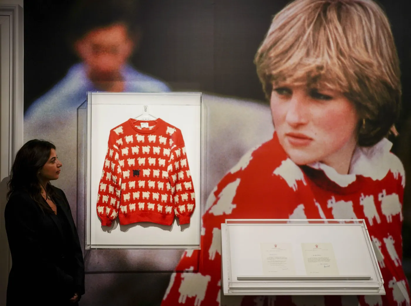 Diana, Princess of Wales' black sheep jumper sale