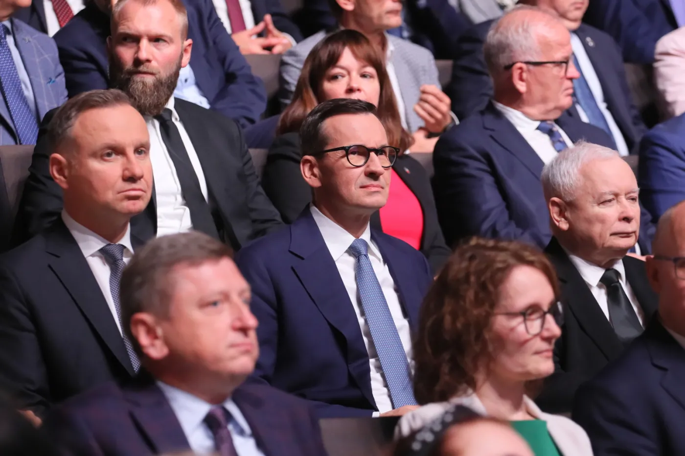Andrzej Duda, Mateusz Morawiecki, Jarosław Kaczyński